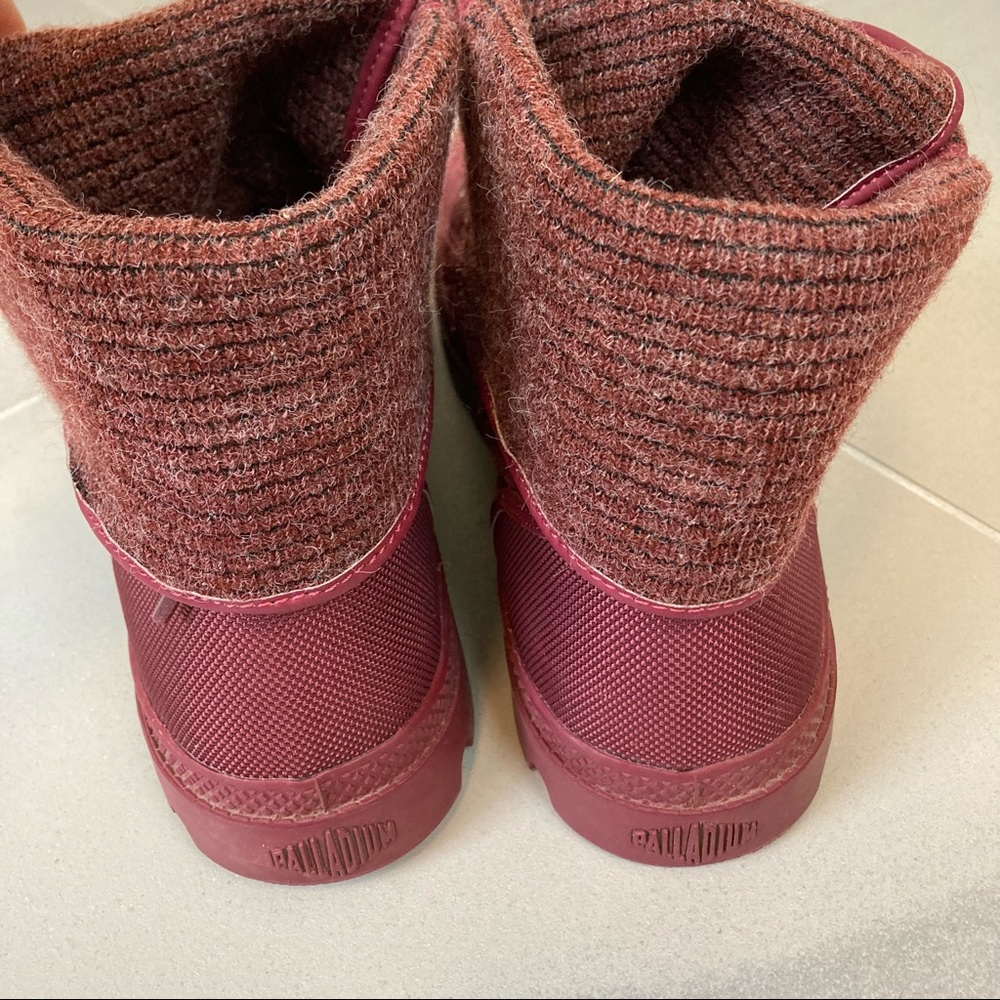 palladium unisex sneakers boots red Men’s 13 Women’s 14.5 - Picture 4 of 13